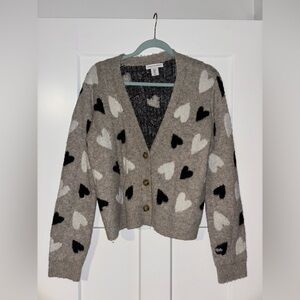 Super soft and fuzzy Cupcakes and Cashmere Black and Cream Sweater